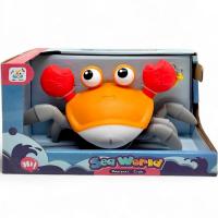 Краб (заводний, ходить на мотузочку/плаває у воді) помаранчевий MIC HN1663-5