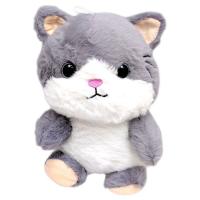Мʼяка іграшка Котик 20 см (СІРИЙ) MIC KA-23-5341