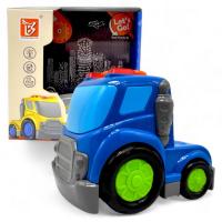 Машина на батарейках (світло, звук) синя BOSHENG 7621