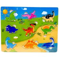 Вкладиші деревʼяні, 22,5х18 см (ДИНОЗАВРИ) MIC C73251