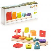 Деревʼяна іграшка Геометричний сортер Cubika 15320