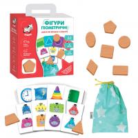 Настільна гра Геометричні фігури в мішечку Vladi Toys ZB2001-02