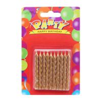 Свічки для торта Золото, 10 шт MiC 151400000000217