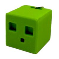 Брелок 3D друк Minecraft Slime / Слизень Майнкрафт Keychain OYTOY 01019100