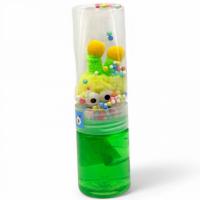 Слайм з кульками і фігуркою Пухнастик (зелений) MIC MS-24-10-1304