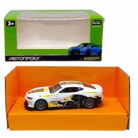 Машина металева таксі Автопром (біла) Автопром AP74160