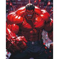 Картина за номерами "Червоний Халк" 16522-AC 40х50 см