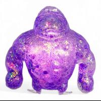 Антистрес жуйка-тягучка Горила 8 см (фіолетова) MIC MS-24-10-1395