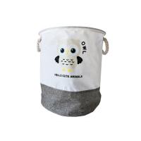 Кошик для іграшок та білизни "Hello cute animals Сова" MGZ-1006(Grey) 35 х 40 см