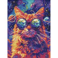 Алмазна мозаїка Зоряні окуляри, 30х40 см. Ідейка AMO8088