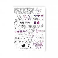 Тимчасові тату-перебивки BTS, Microcosmos Tattooshka LB-190