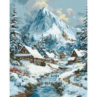 Картина за номерами Новорічний краєвид 40х50 см Ідейка KHO6420