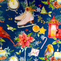 Папір подарунковий (100х70 см), 1 аркуш Експрес Удачі арт. 34-01