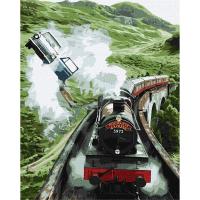 Картина за номерами Harry Potter: Політ до Гоґвортсу 40х50см Ідейка KHO5231