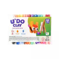 Набір для творчості (повітряний пластилін) UʼDO Clay 32 брикети Strateg 30898