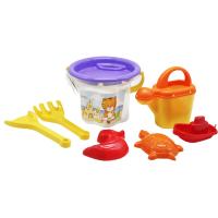 Набір для піску Квіточка з лійкою, прозорий TIGRES 39810