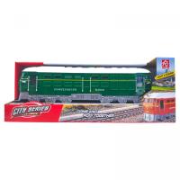 Потяг інерційний, озвучений, зі світлом,(ЗЕЛЕНИЙ) RUI JIA RJ025