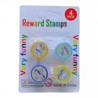 Набір штампиків Єдиноріг, 2,5 см, 4 штуки MIC 3302-UЛК