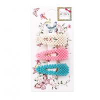 Затискач дитячий для волосся T19584, 3 штуки