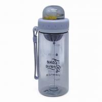 Пляшечка для напоїв, з ситечком (380 мл) сірий Yiben YB-0666