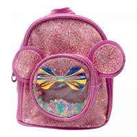 Рюкзак Міккі Маус з глітером (РОЖЕВИЙ) MIC C60592