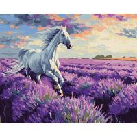 Картина за номерами У лавандових полях 40х50 см Ідейка KHO6659