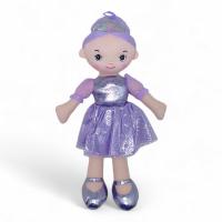 Мʼяка лялька Балерина, 38 см (бузкова) MIC C61102