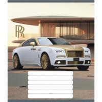 Зошит учнівський "Люкс авто" 036-580068L-4 в лінію, 36 аркушів