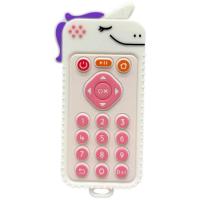 Силіконовий прорізувач пульт Єдиноріг (БІЛИЙ) Mega Zayka №0425