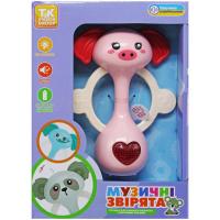 Інтерактивне брязкальце “Музичні звірята”, рожеве TK Group TK51625