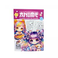 Розмальовка аніме 210х297мм., 8 аркушів, Скоба. Art studio of Happiness 25192