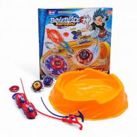 Бейблейд (BeyBlade) набір - арена, 2 дзиґи, металеві накладки, 2 запускачі YONGCHENGFA F6136-1