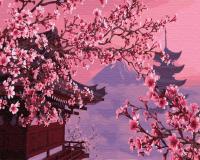 Картина за номерами. Brushme "Сакура в Японії" GX4748, 40х50 см