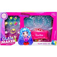 Набір прикрас (інструмент для зачісок, стрази, блискітки, резинки для волосся, прикраси) в коробці MIC FX 680-10