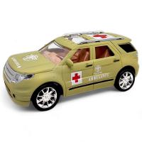 Машинка інерційна Швидка допомога (військова), бежева MIC 61-2