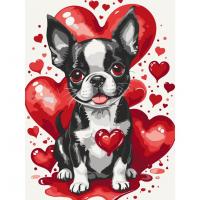 Картина за номерами Вухатий Валентин 30х40 см Art Craft 11701-AC