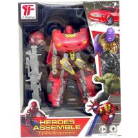 Трансформер (ЛЮДИНА ПАВУК) світло, звук, аксесуари, в коробці MIC 7797