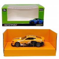 Машина металева таксі Автопром (помаранчева) Автопром AP74160