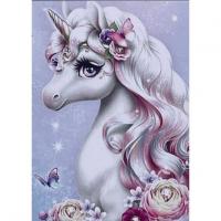 Алмазна мозаїка “Єдиноріг”, 20х30 см, в коробці TK Group JS28247