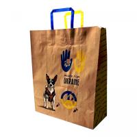 Пакет паперовий з ручками бурий 32х15х38 Bourgeois 323815-21