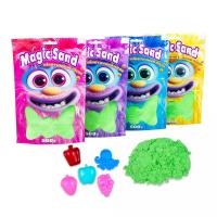 Кінетичний пісок Magic Sand, 500 г (зелений) Strateg 39403-2