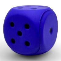 Іграшка фомова Гральний кубик (6 см) синій MIC DZ577