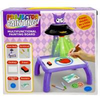 Столик з проєктором на батарейках (герой, підсвітка, диски, фломастери) MIC ZF1004E