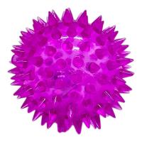 Мʼяч-їжачок гумовий зі світлом (ФІОЛЕТОВИЙ) MIC 3388P