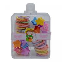 Набір резинок та шпильок Райдуга (12 заколок + 44 резинки) MIC FG10026M