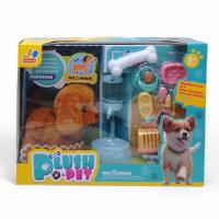 Цуценя інтерактивне Plush Pet, з аксесуарами (коричневий) jinhuangle 810-75