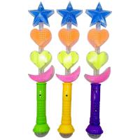 Паличка Зірка два серця місяць з 3D проекцією (мікс) MIC PR1621