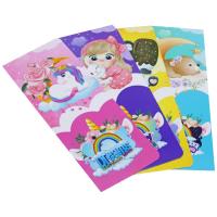 Набір ламінованих закладок Єдиноріжки (4 шт) Апельсин АП-0902