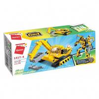 Дитячий Конструктор Qman 1417-1-6 будтехніка, 79 дет  Giant Claw Excavator