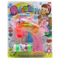 Пістолет з мильними бульбашками Дельфін, рожевий MIC 2568